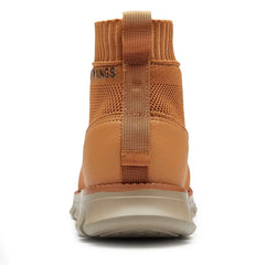 Tan Alderbrook dorik erkek bot with knit collar and light sole для erkek bot