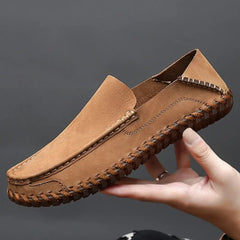 Tan deri loafer, moccasin dikişli, Lavretto erkek loafer tasarımıyla şıklık sunuyor